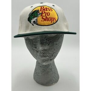 Vintage Bass Pro Original Classic Large Patch Trucker Snapback Hat